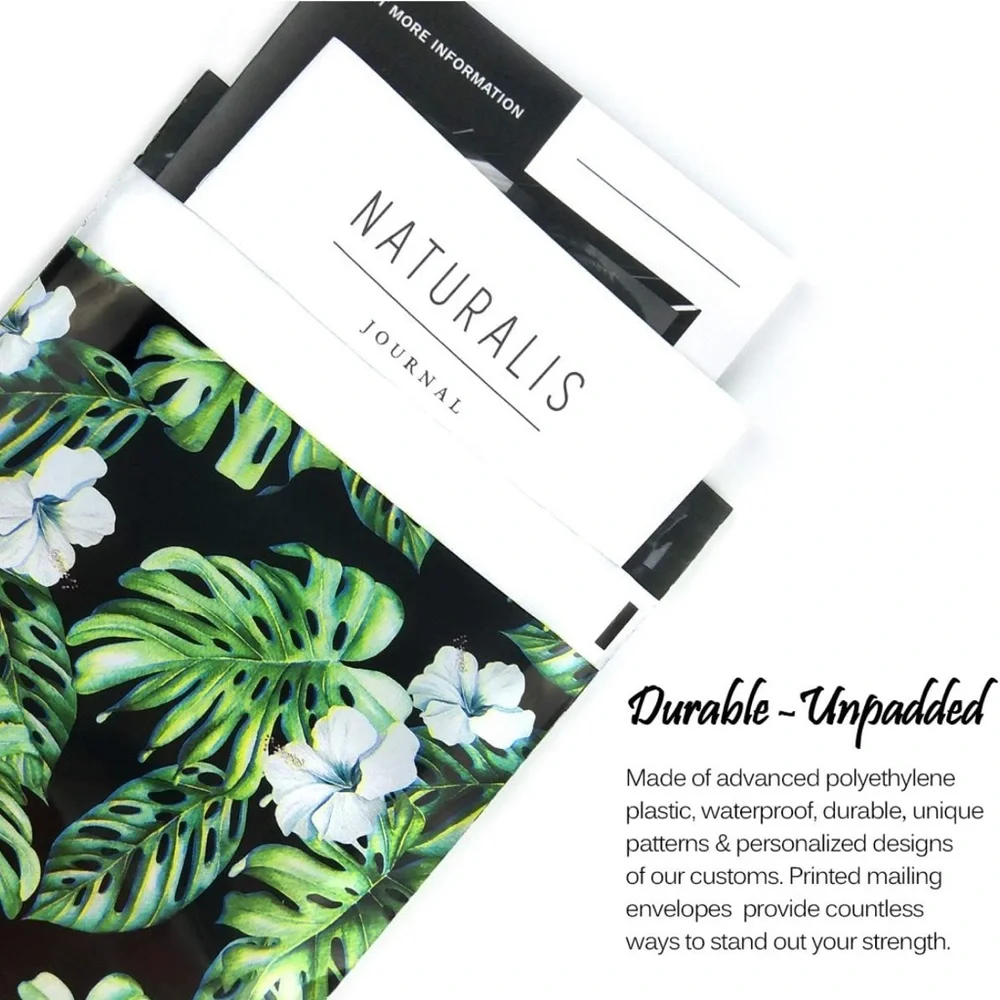 25 10X13 Poly Mailers Monstera Leaves Shipping Envelopes Bags PRICE IS FIRM - Picture 6 of 7